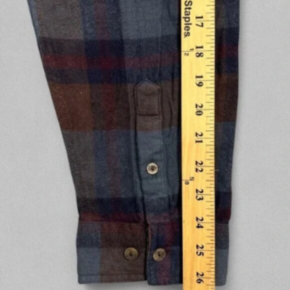 Carbon 2 Cobalt Men's Flannel Shirt Size 2XL Plaid Button Up Outdoor Cabincore - Picture 9 of 9